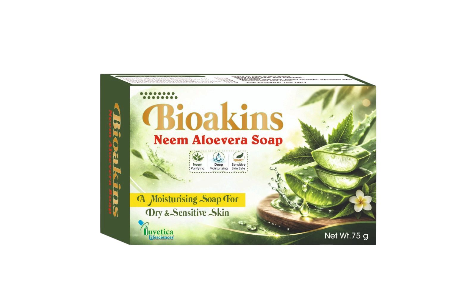 Bioakins Neem Aloevera Soap